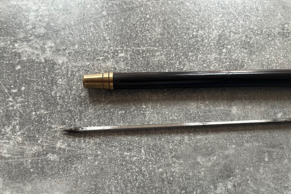Small Silver Handled Palmwood Sword Stick View V
