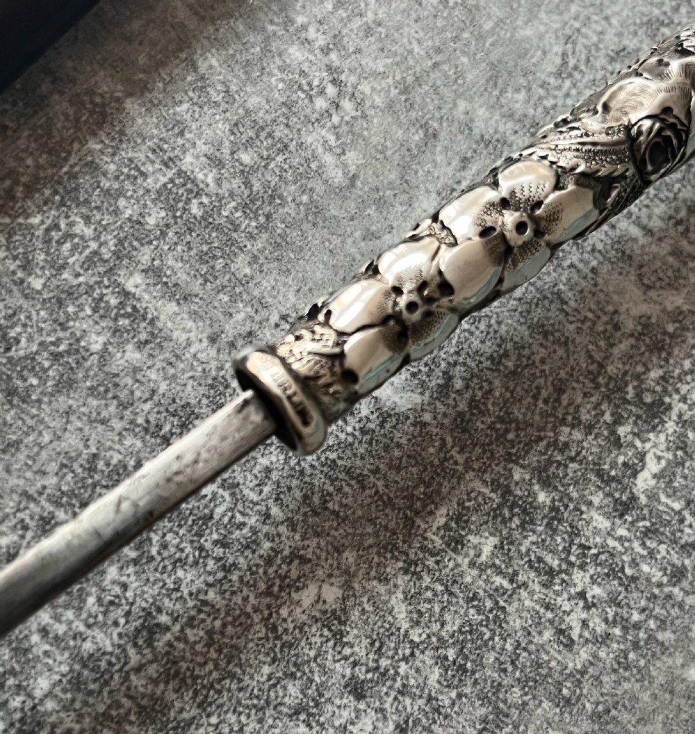 Small Silver Handled Palmwood Sword Stick View IX
