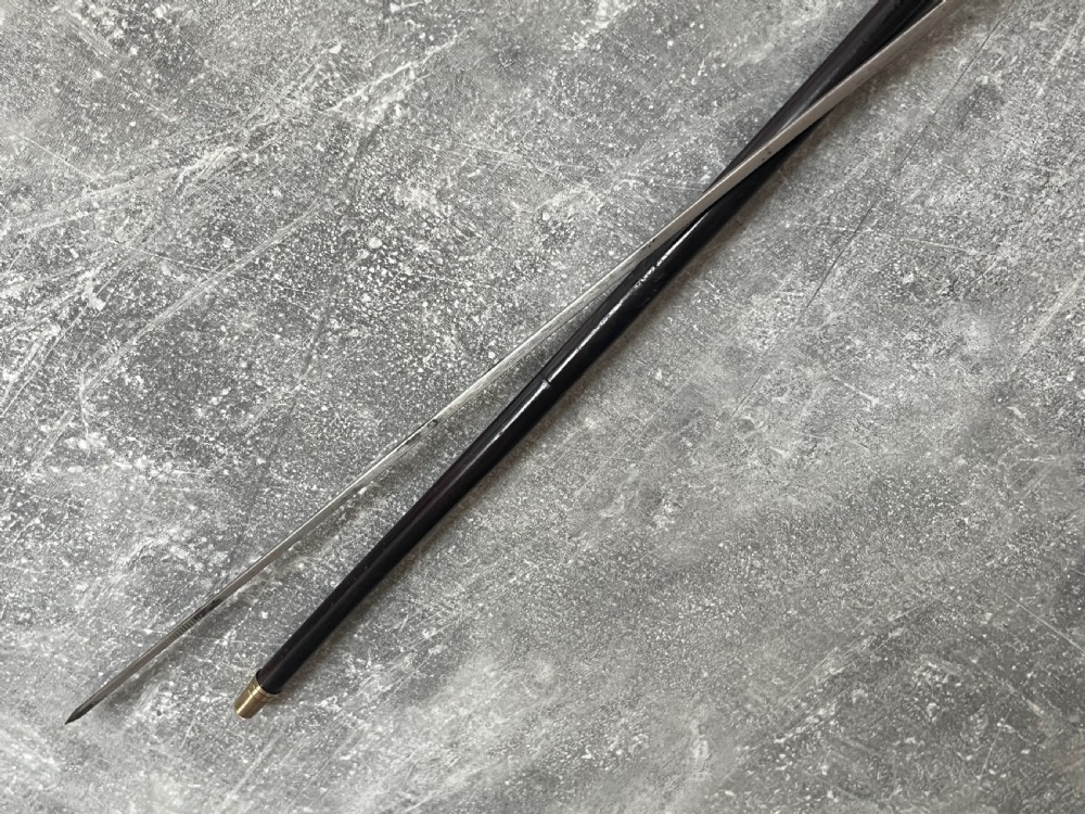 Small Silver Handled Palmwood Sword Stick View XI