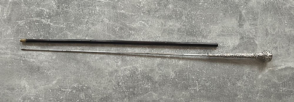Small Silver Handled Palmwood Sword Stick View XIV