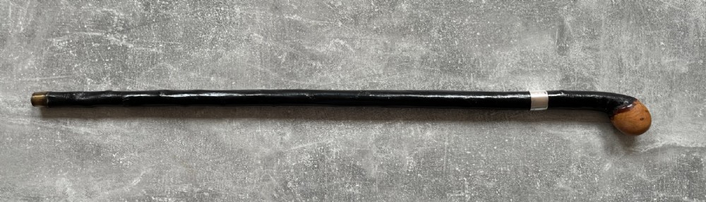 Blackthorn Root Handled Sword Stick with Silver Mounts and a Wilkinson Blade View XVI