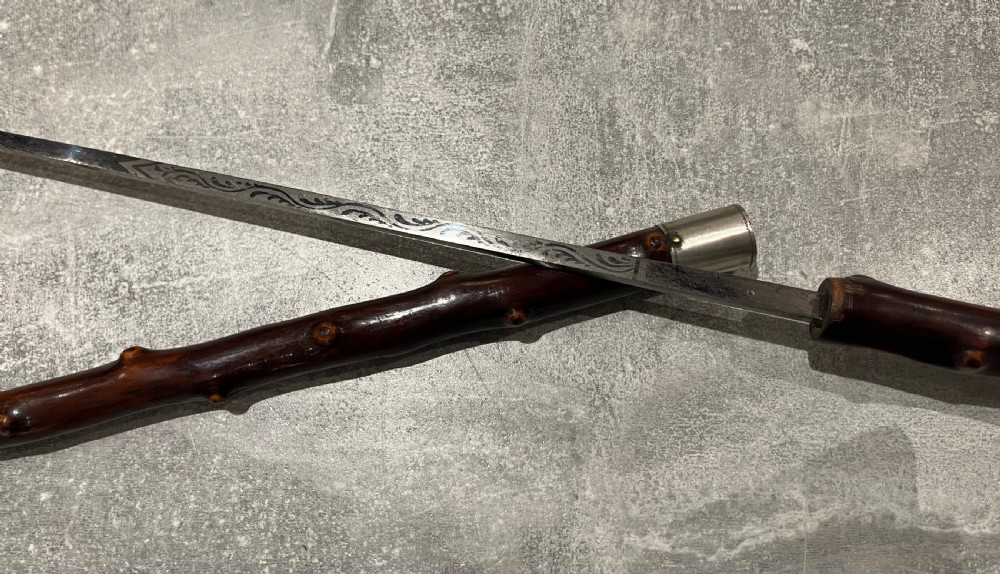 19th Century Briarwood Sword Stick View IV