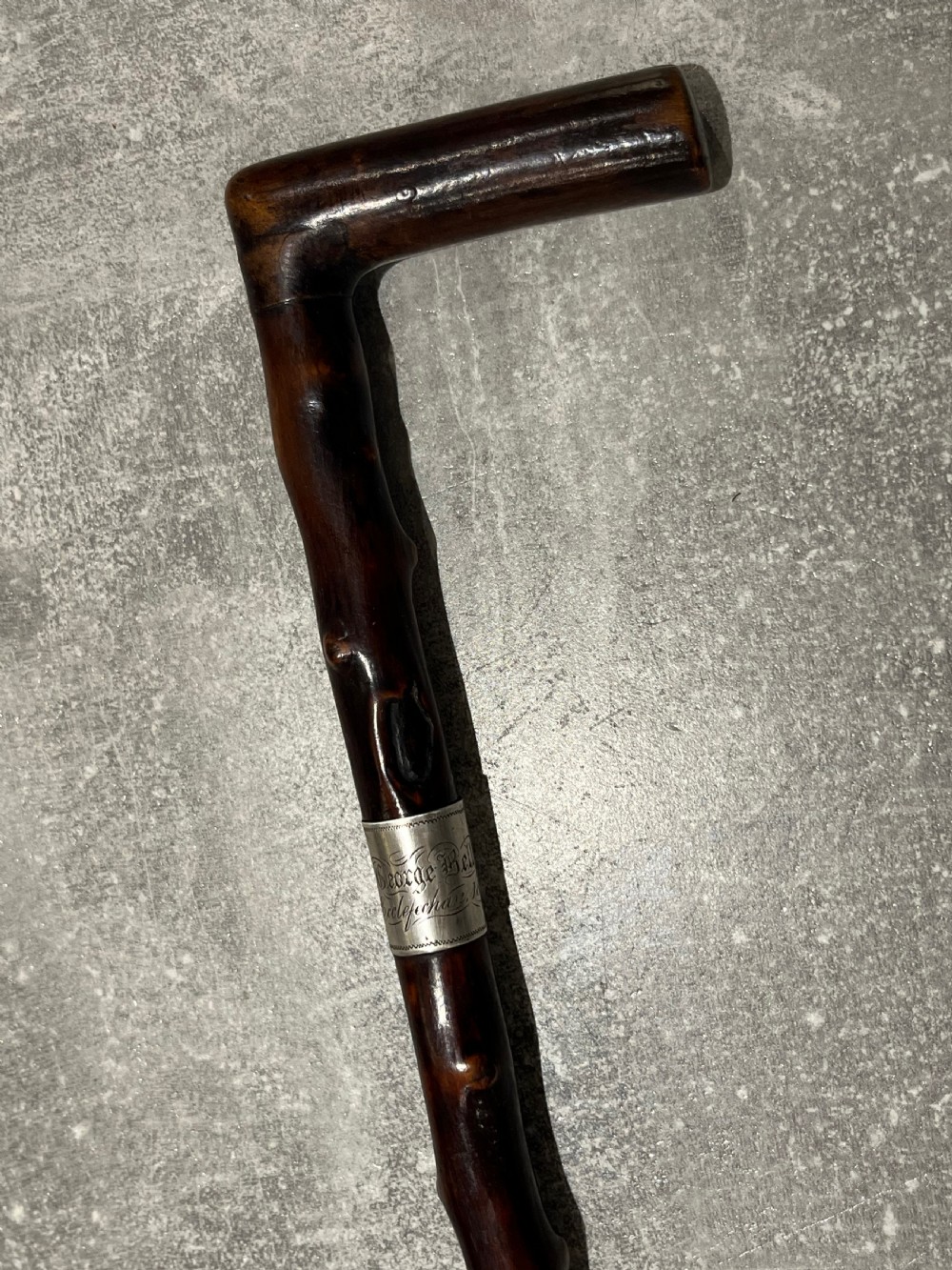 19th Century Briarwood Sword Stick View X