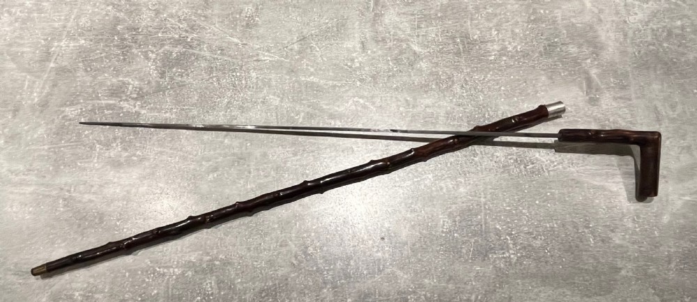 19th Century Briarwood Sword Stick View XI