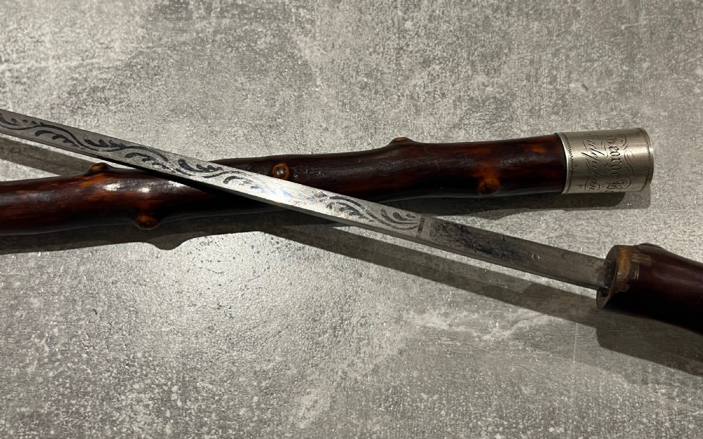 19th Century Briarwood Sword Stick View XII