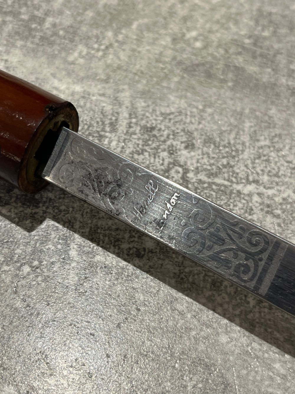 Victorian Briarwood Sword Stick by Howell of London View IV