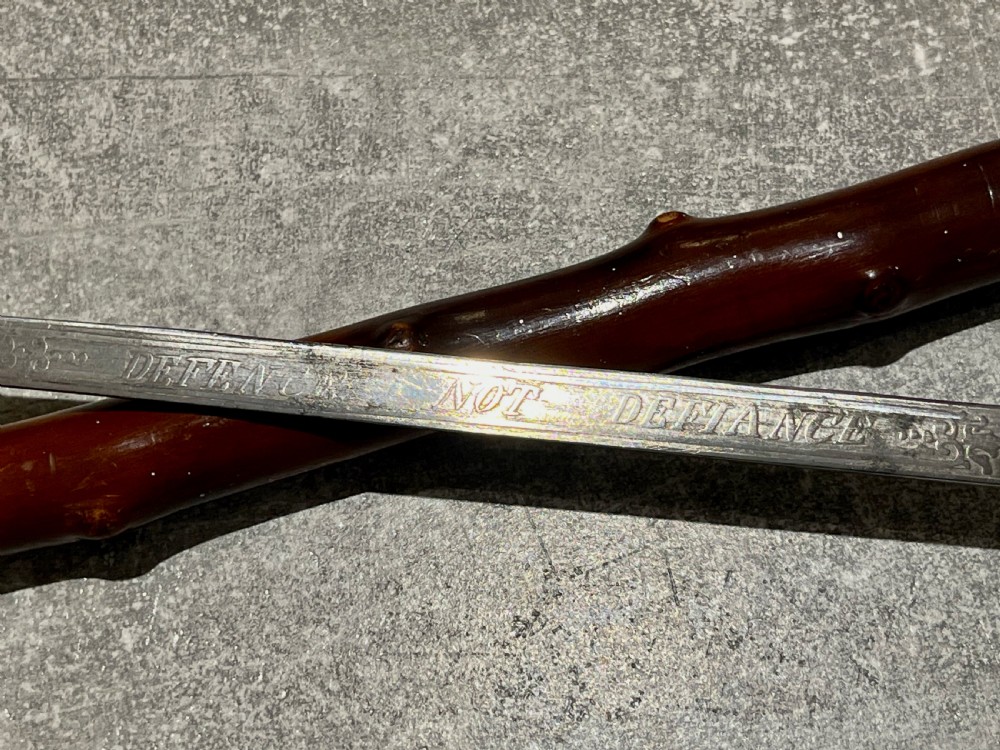 Victorian Briarwood Sword Stick by Howell of London View VI