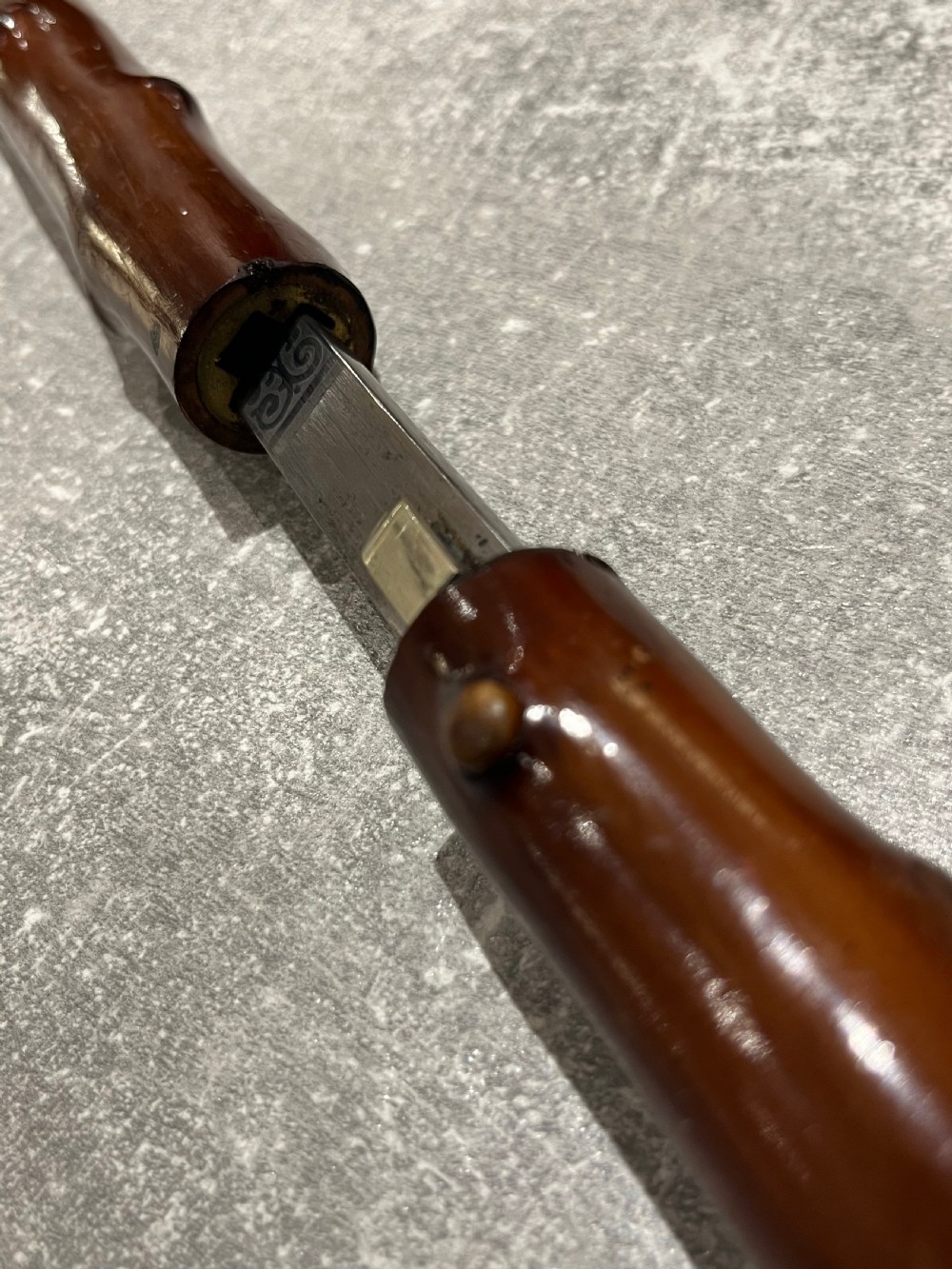 Victorian Briarwood Sword Stick by Howell of London View XIII