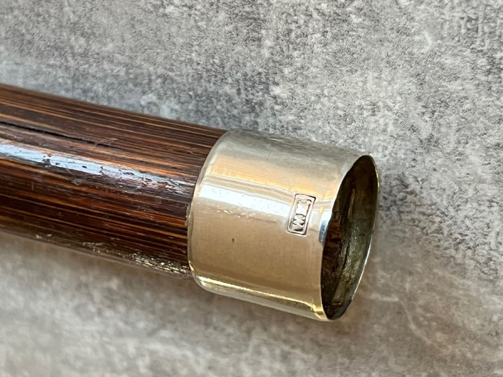 Crook Handled Palmwood Sword Stick with Silver Mounts View VIII