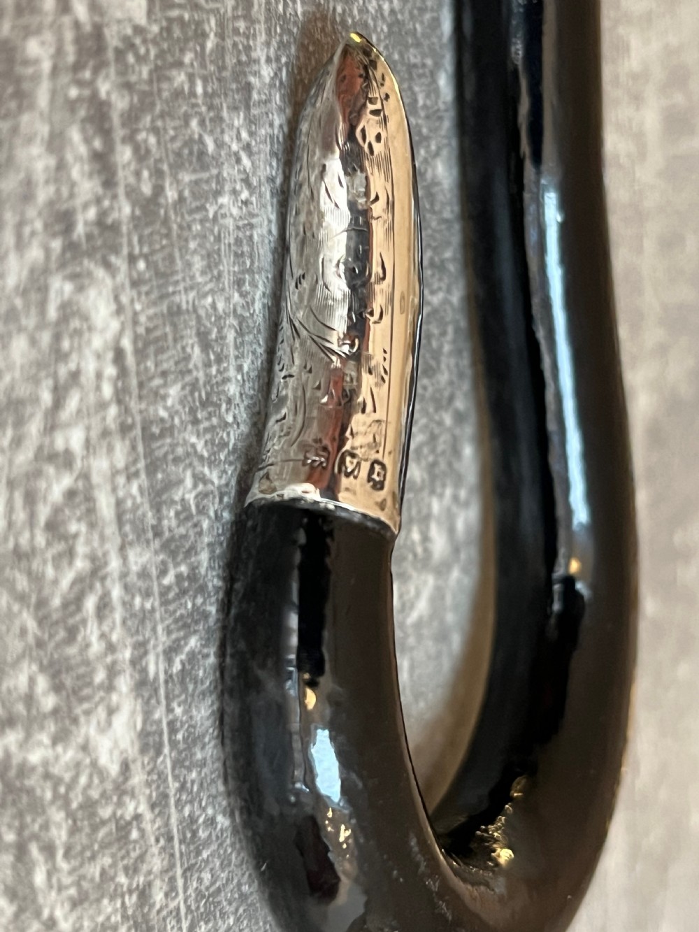 Victorian Ebony Lacquered Sword Stick View V
