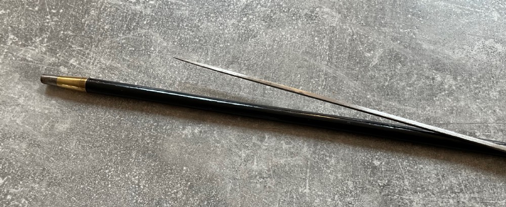 Victorian Ebony Lacquered Sword Stick View X