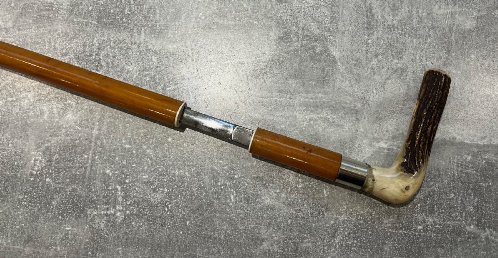 Antler Handled Malacca Sword Stick View XII