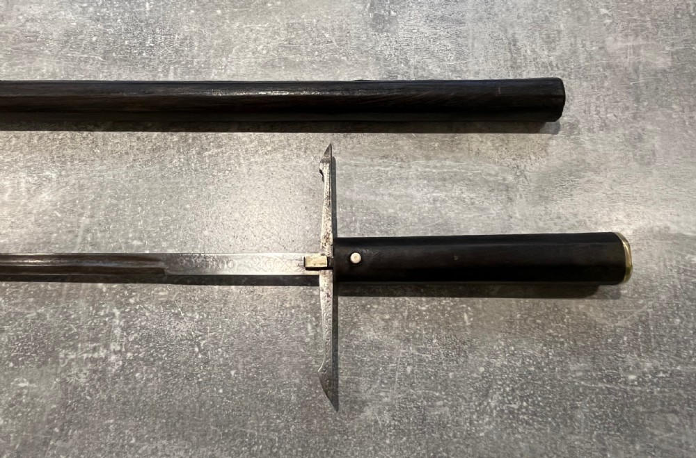 Rare Sword Stick with a Toledo blade and sprung Quillons View IV