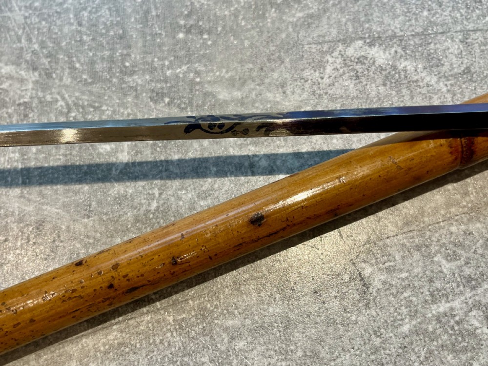 Late 19th Century Malacca Sword Stick with Antler Handle View VIII
