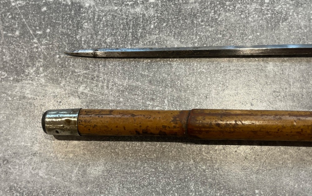 Late 19th Century Malacca Sword Stick with Antler Handle View IX