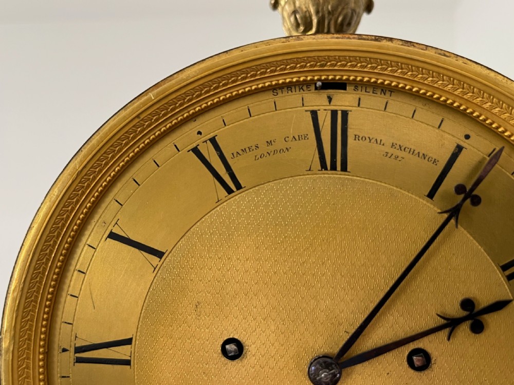 English Bracket or Mantel Clock by James McCabe, Royal Exchange, London 1850  View IV