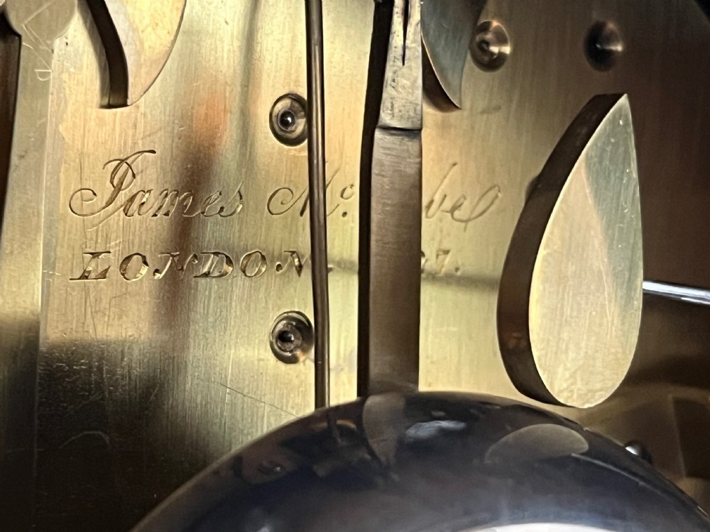 English Bracket or Mantel Clock by James McCabe, Royal Exchange, London 1850  View VII