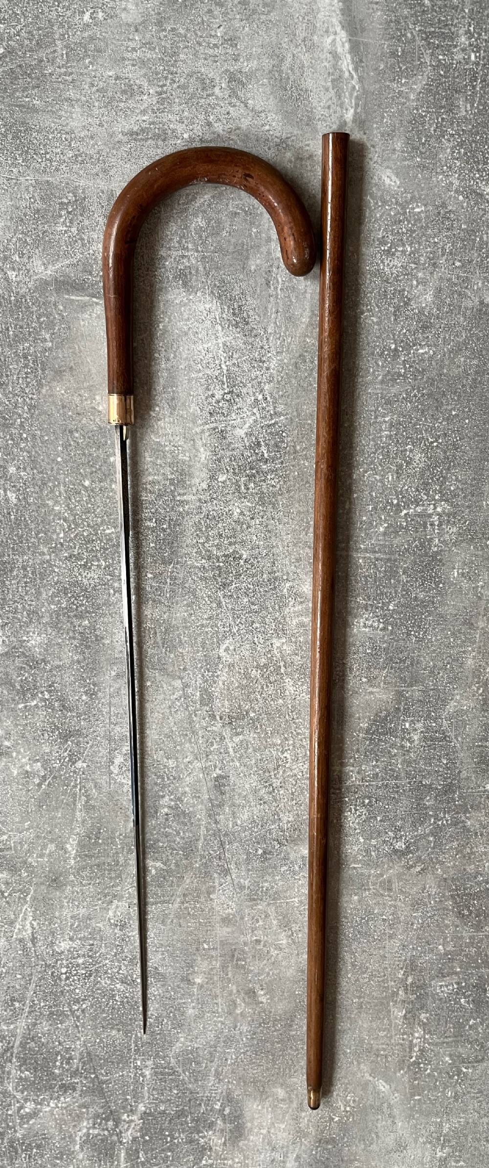 Victorian Malacca Sword Stick with Toledo Blade