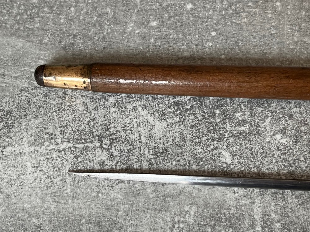 Victorian Malacca Sword Stick with Toledo Blade View VII