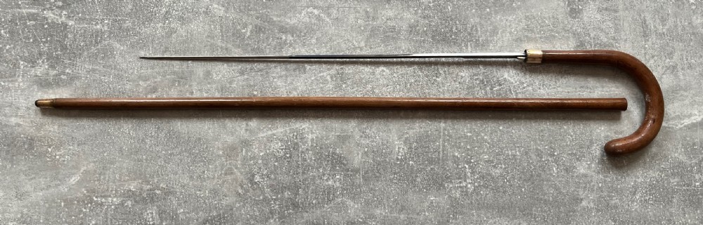 Victorian Malacca Sword Stick with Toledo Blade View XIII