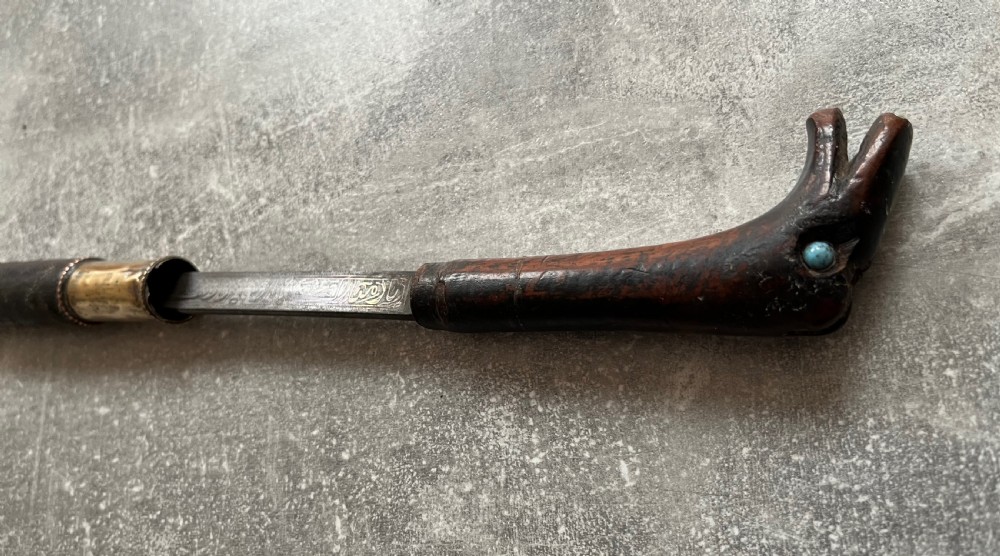 Early 20th Century Egyptian? Indian? Sword Stick View III