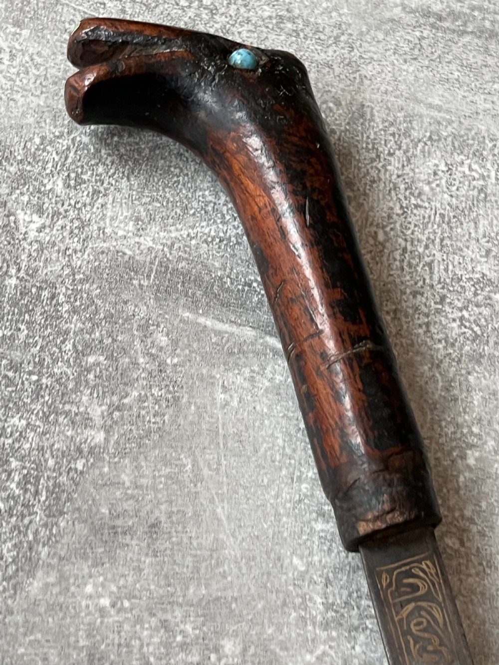 Early 20th Century Egyptian? Indian? Sword Stick View V
