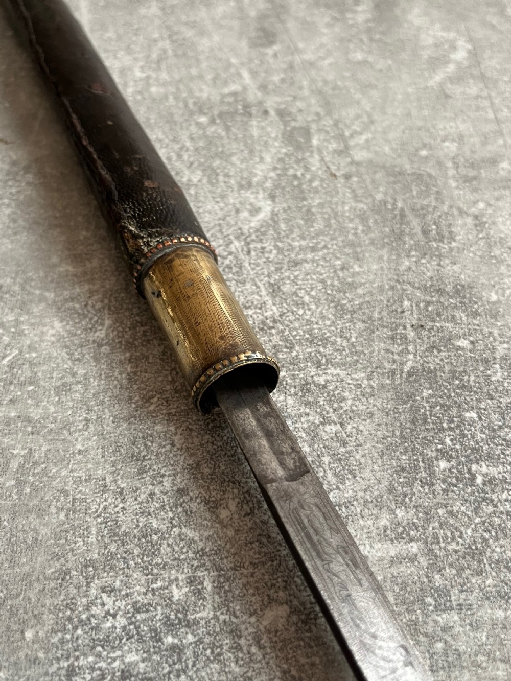 Early 20th Century Egyptian? Indian? Sword Stick View VII