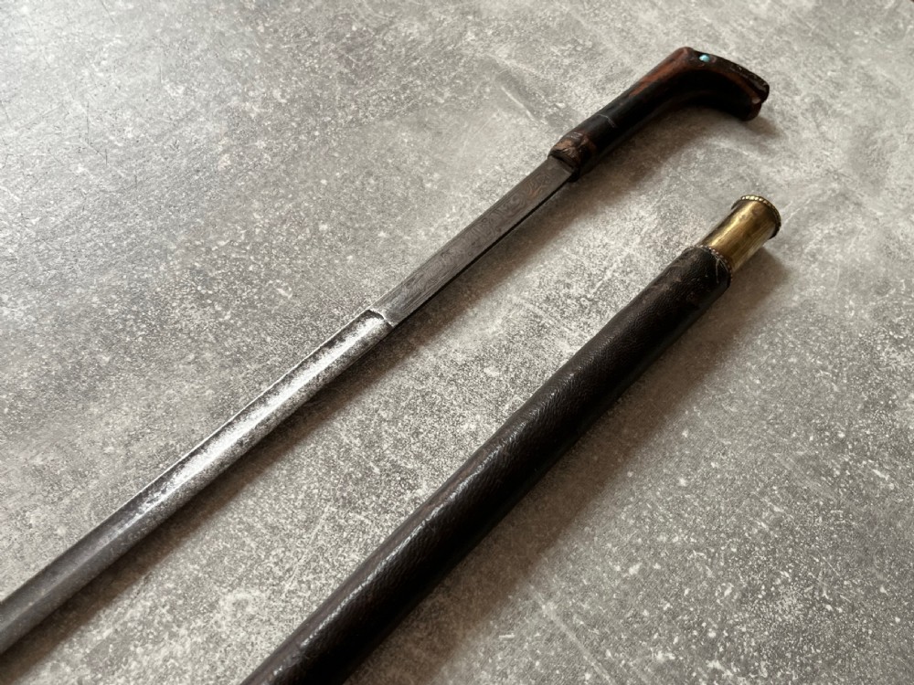 Early 20th Century Egyptian? Indian? Sword Stick View X