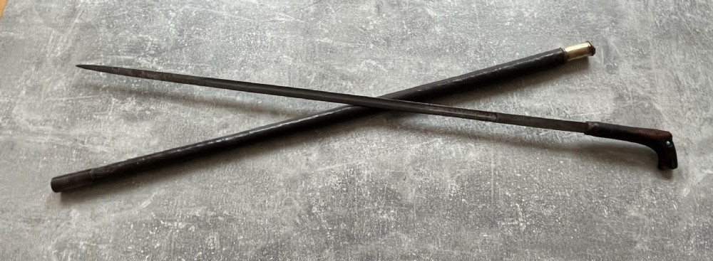 Early 20th Century Egyptian? Indian? Sword Stick View XI