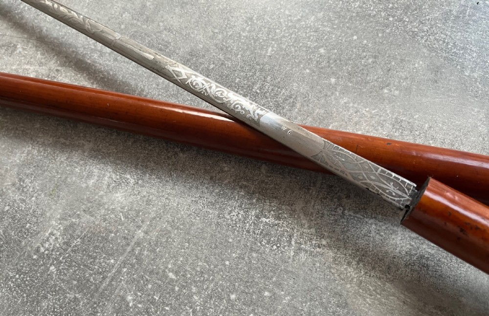 Silver Mounted Malacca Sword Stick View IV