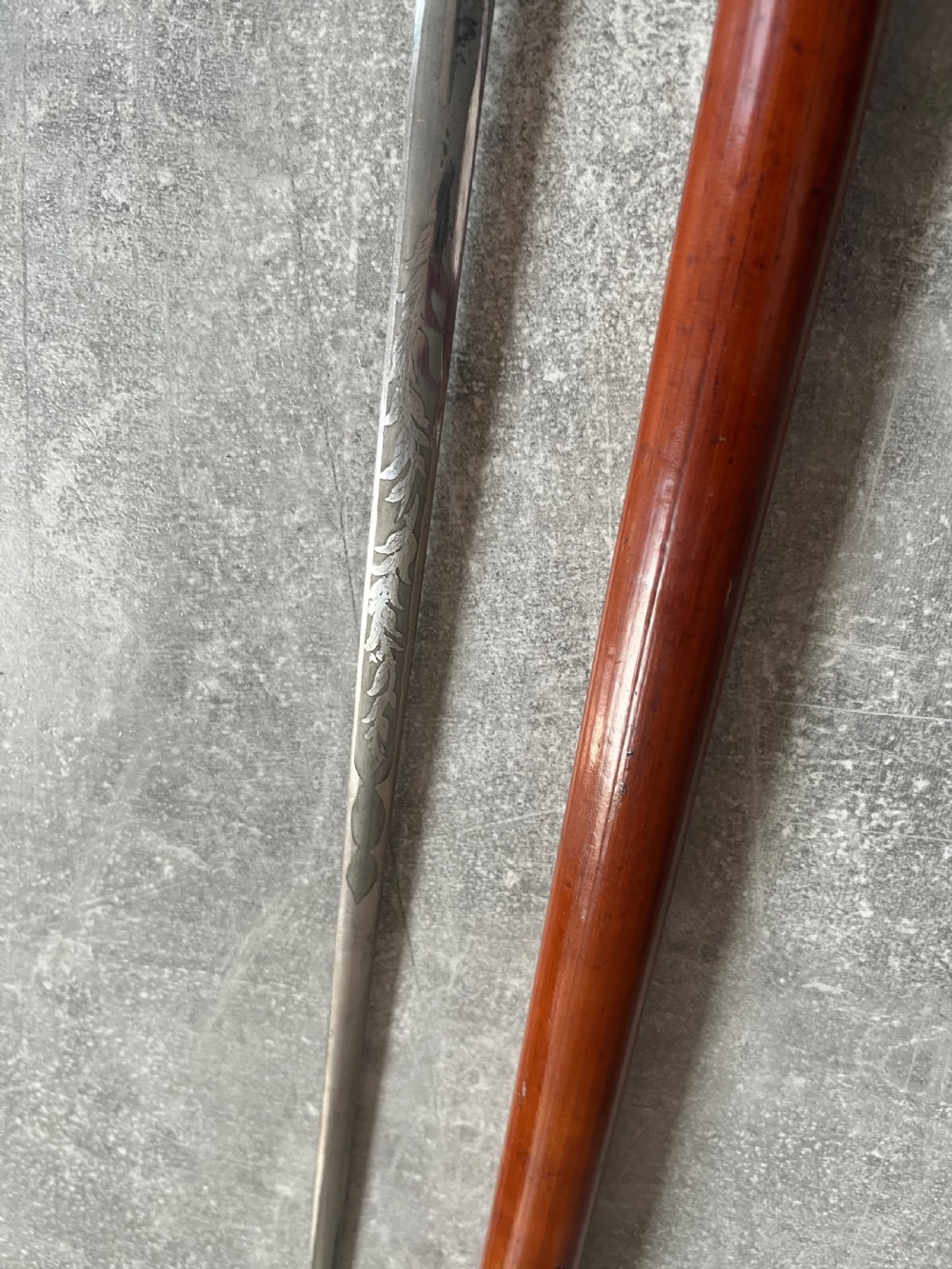 Silver Mounted Malacca Sword Stick View XIII