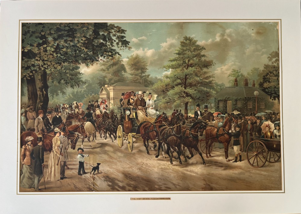 Framed Colour Lithograph 