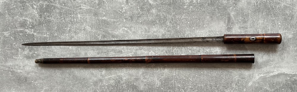 Victorian Malacca Sword Stick with Fullered Blade View XIII