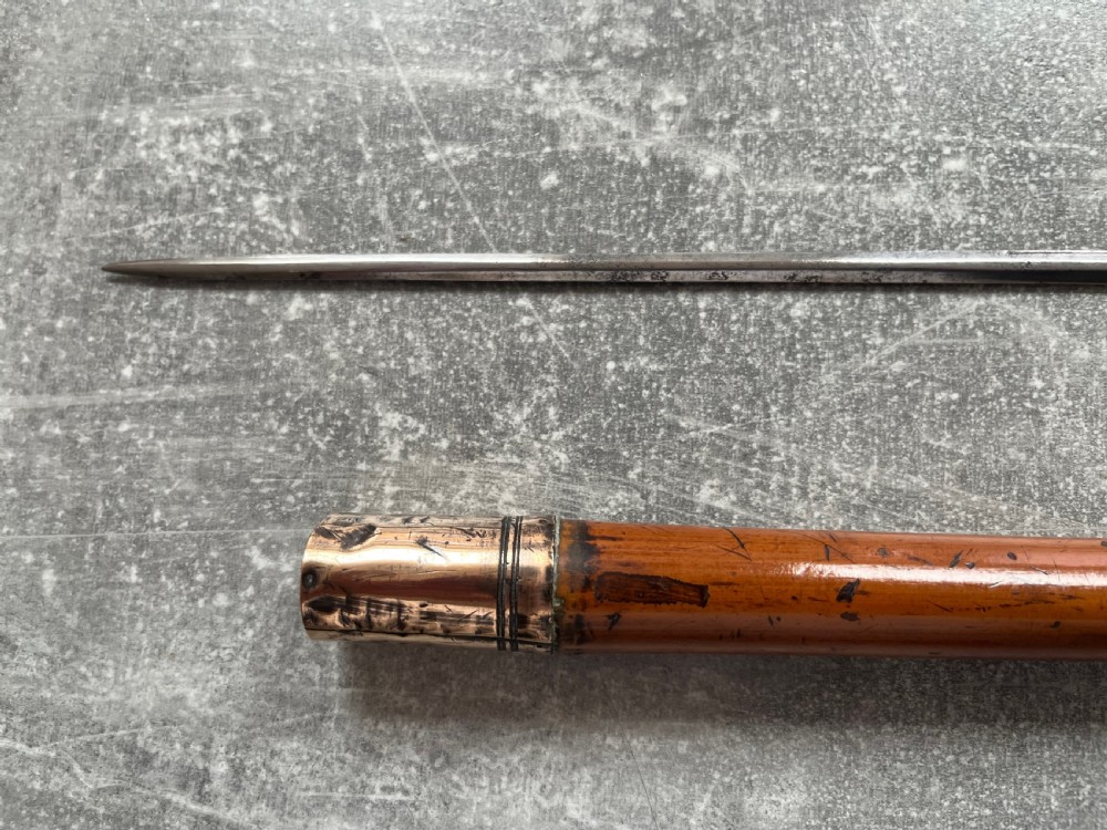 Malacca Sword Stick with Push Button Release View III
