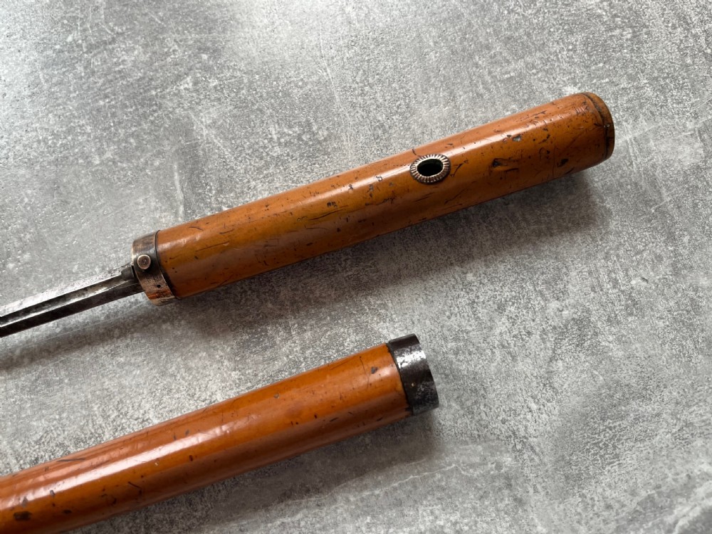Malacca Sword Stick with Push Button Release View IV