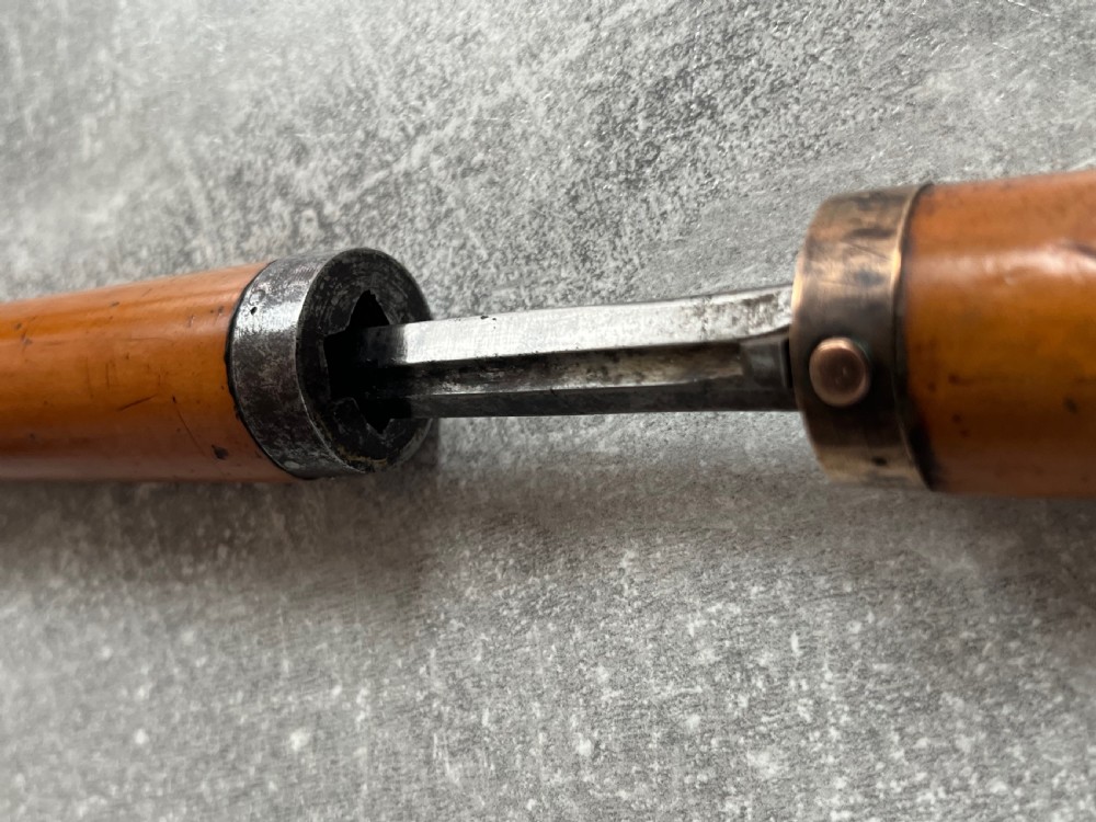 Malacca Sword Stick with Push Button Release View VI