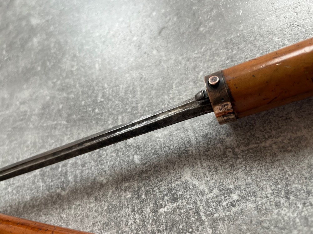 Malacca Sword Stick with Push Button Release View IX