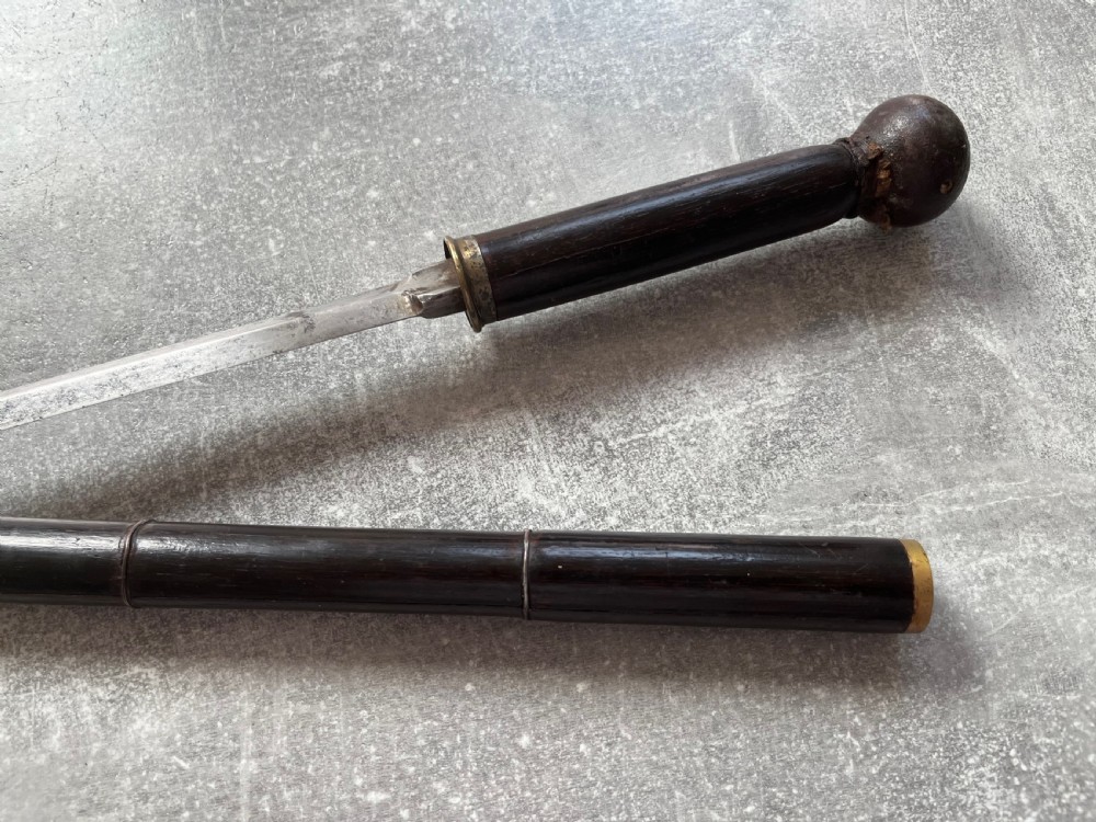 Segmented Hardwood Heavy Sword Stick View X