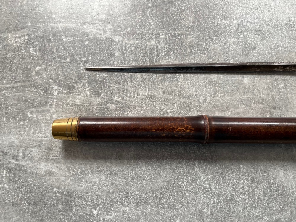 Turn of the Century Bamboo Sword Stick View VII