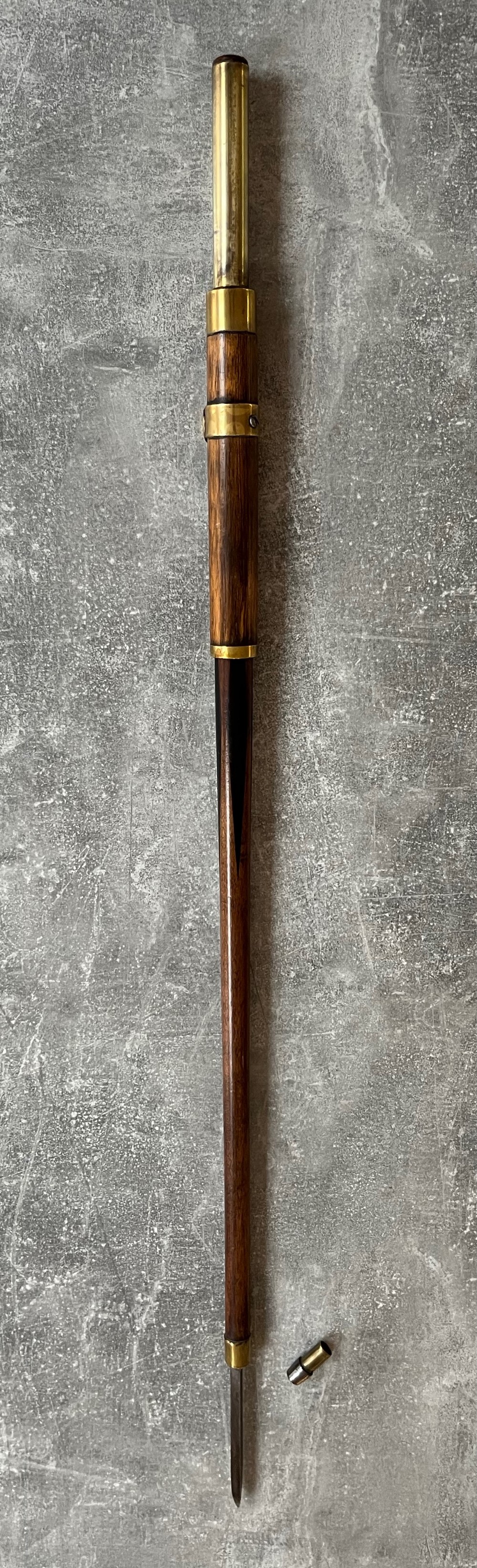 Edwardian Ash Propelling Dagger Stick