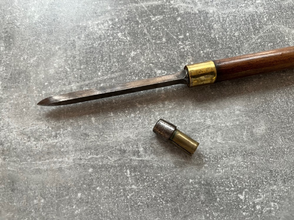 Edwardian Ash Propelling Dagger Stick View IV