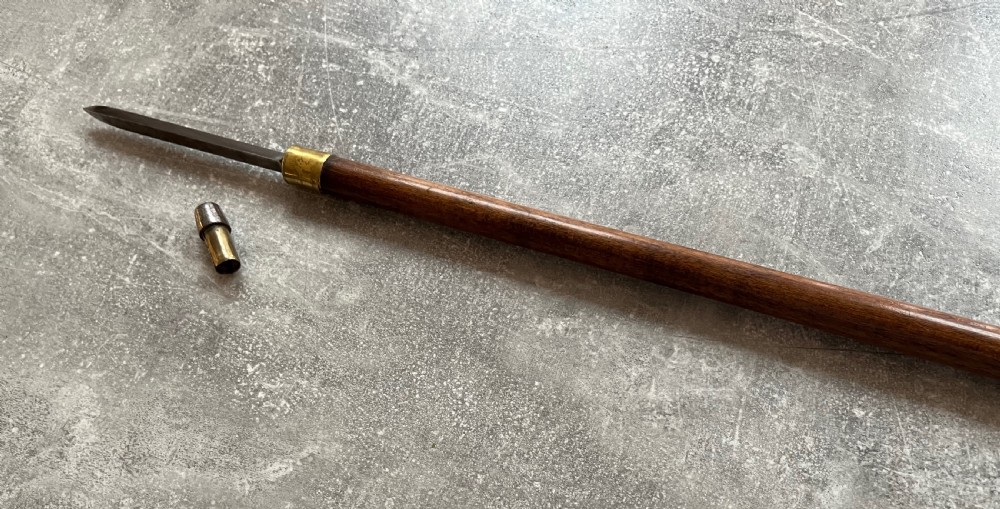 Edwardian Ash Propelling Dagger Stick View VI