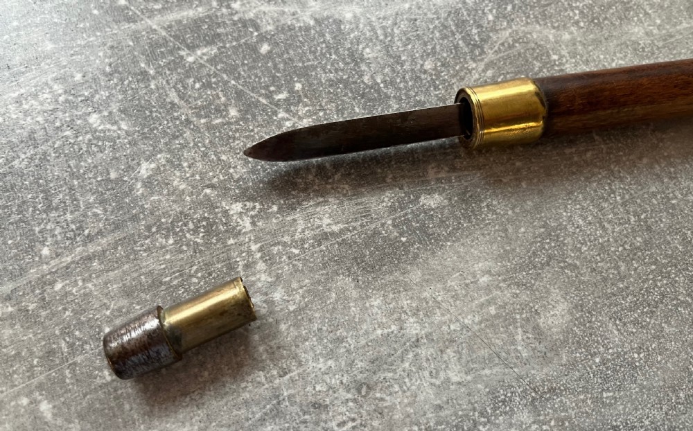 Edwardian Ash Propelling Dagger Stick View VIII