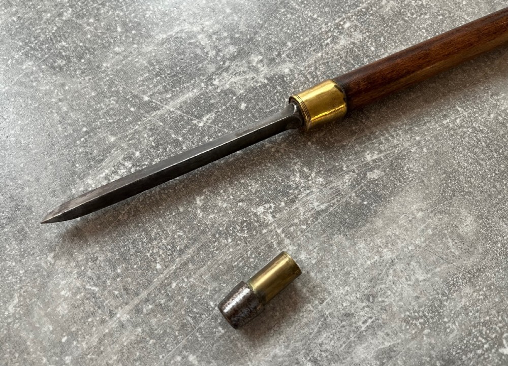 Edwardian Ash Propelling Dagger Stick View IX