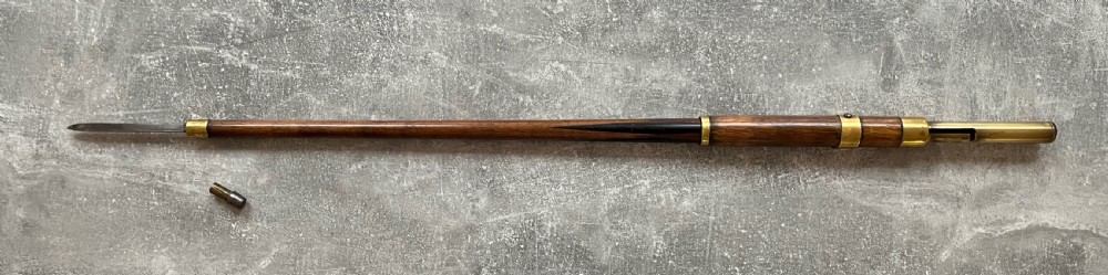 Edwardian Ash Propelling Dagger Stick View XI