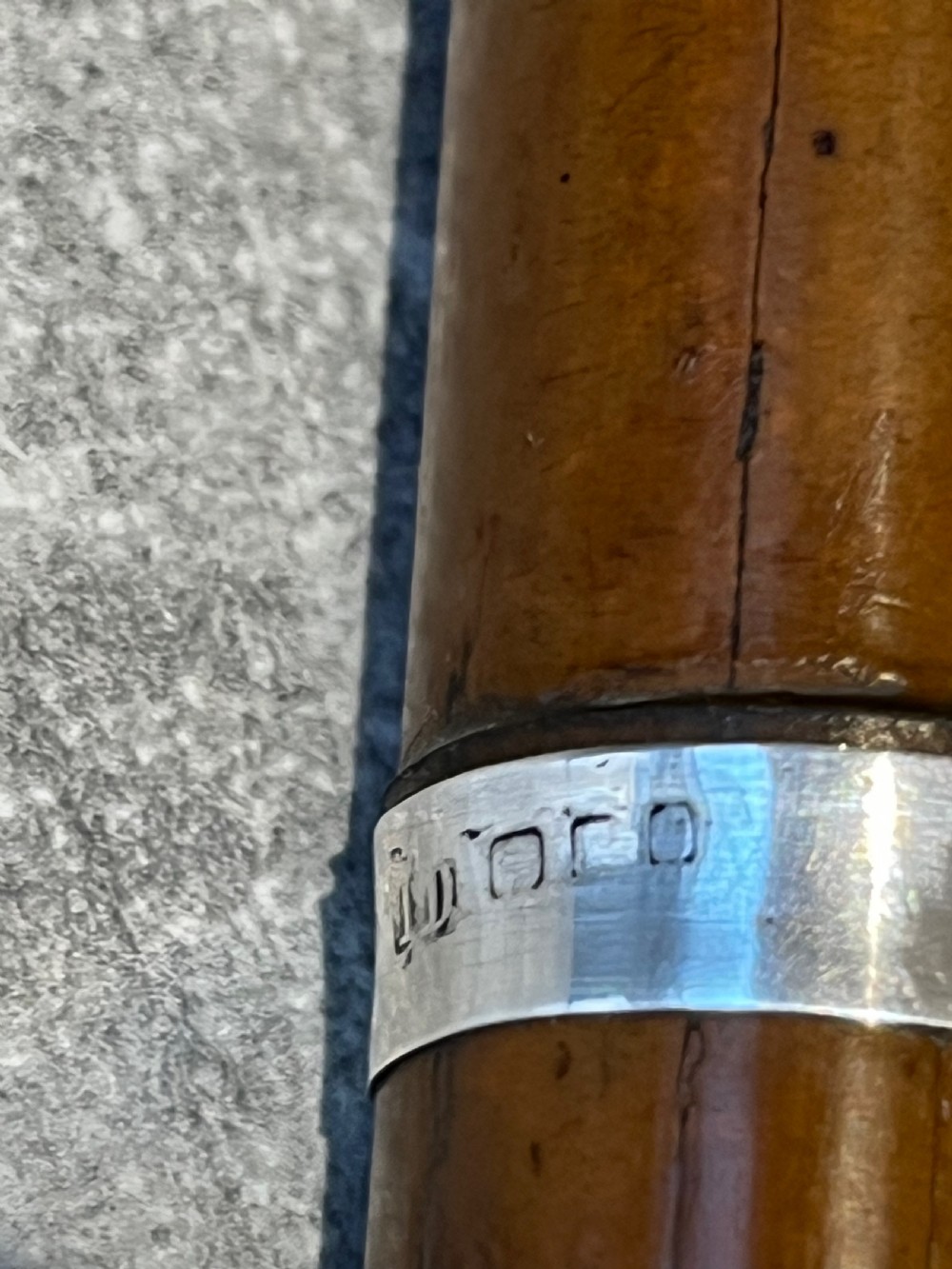 Rare French Malacca Sword Stick with sprung Quillons and a Toledo Blade View XII