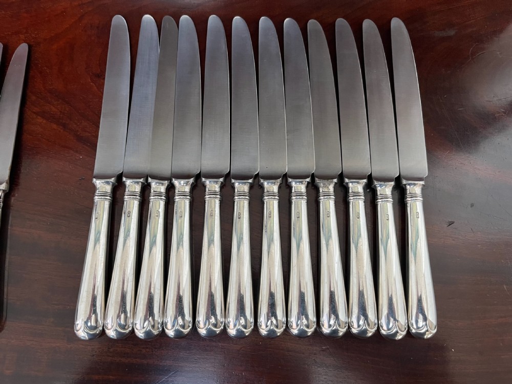 24 Silver Handled Knives View II