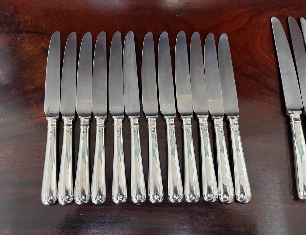 24 Silver Handled Knives View III