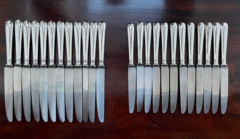 24 Silver Handled Knives View VIII