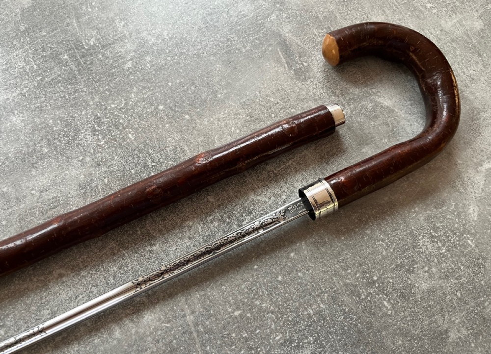 Cherrywood Sword Stick with Wilkinson Blade View II